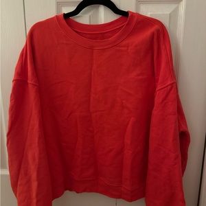 Daily Drills SET Red Sweatshirt top and Shorts